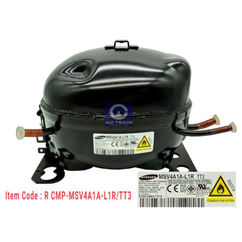 SAMSUNG REFRIGERATOR INVERTER COMPRESSOR MSV4A1AL1R TT3 Shopee