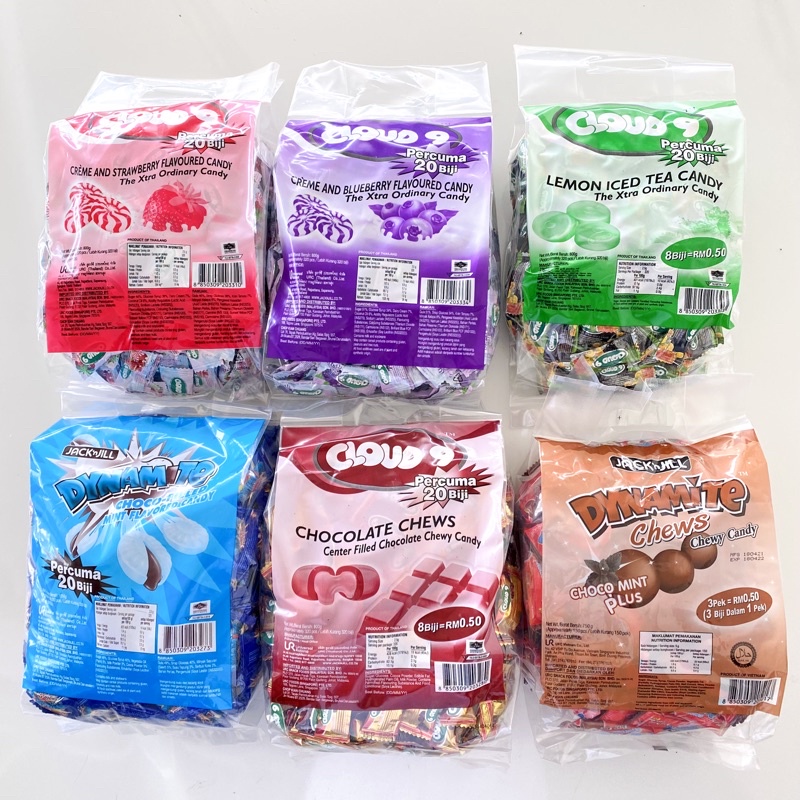 CLOUD 9 / DYNAMITE CHOCO CHEWY CANDY Shopee Malaysia