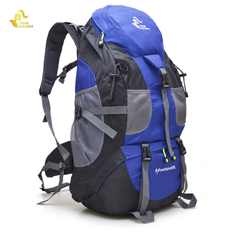 50L Large Outdoor Waterproof Raincover Backpack Camping Bag Hiking Backpacks Waterproof