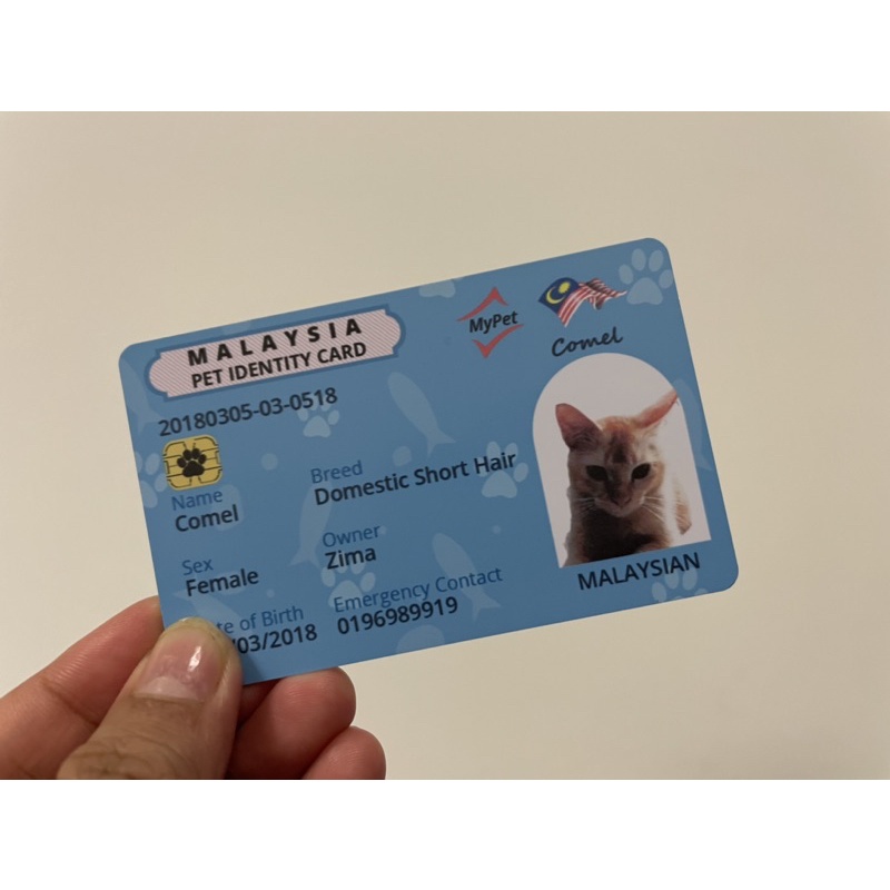 Pet Identity Card (Malaysia) Shopee Malaysia