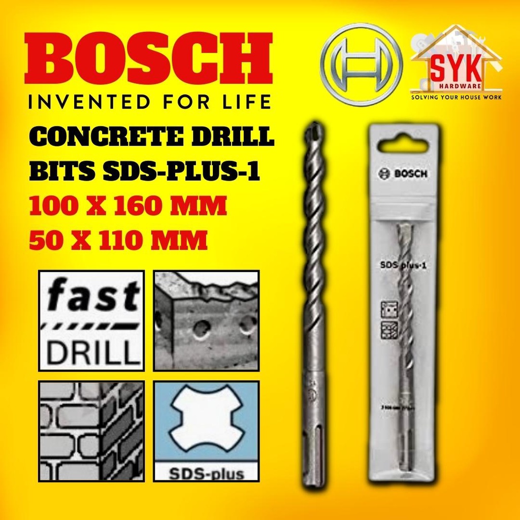 SYK BOSCH SDSPLUS1 Drill Bit Masonry & Concrete Drill Bit Drill