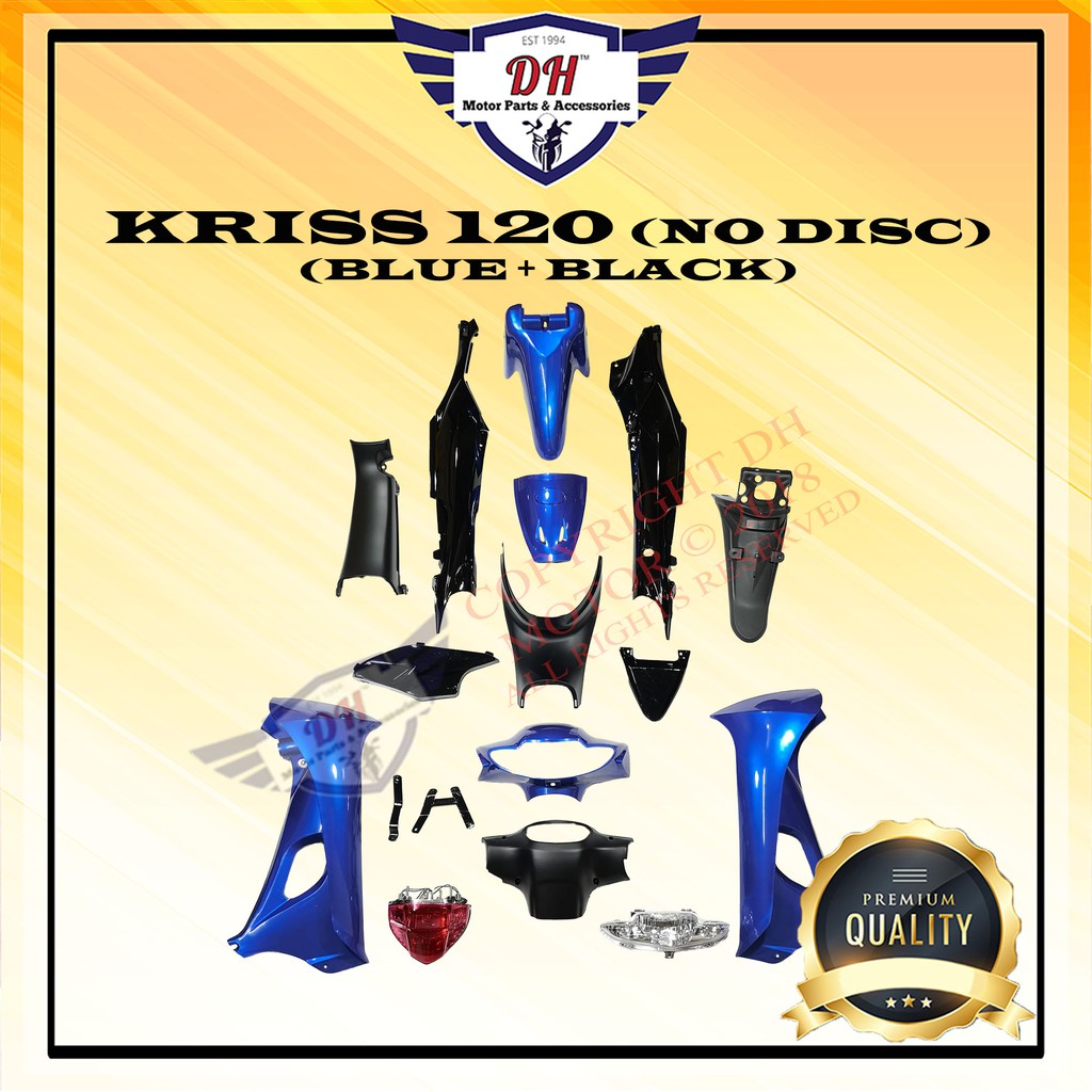 KRISS 120 (NO DISC) COVER SET MODENAS, KRISS 110 MODIFIED TO KRISS 120