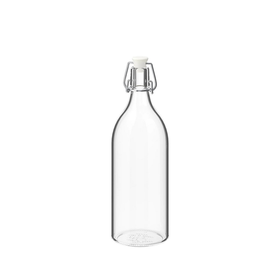 IKEA BOTOL KACA TEBAL 1L KORKEN BOTTLE WITH STOPPER GLASS BOTOL AIR