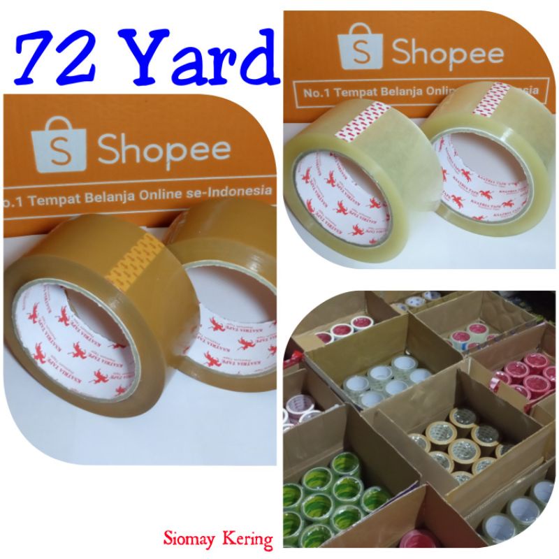 Duct Tape / Insulation 2 Inch 72 Yards (clear / Brown Tape) Shopee Malaysia