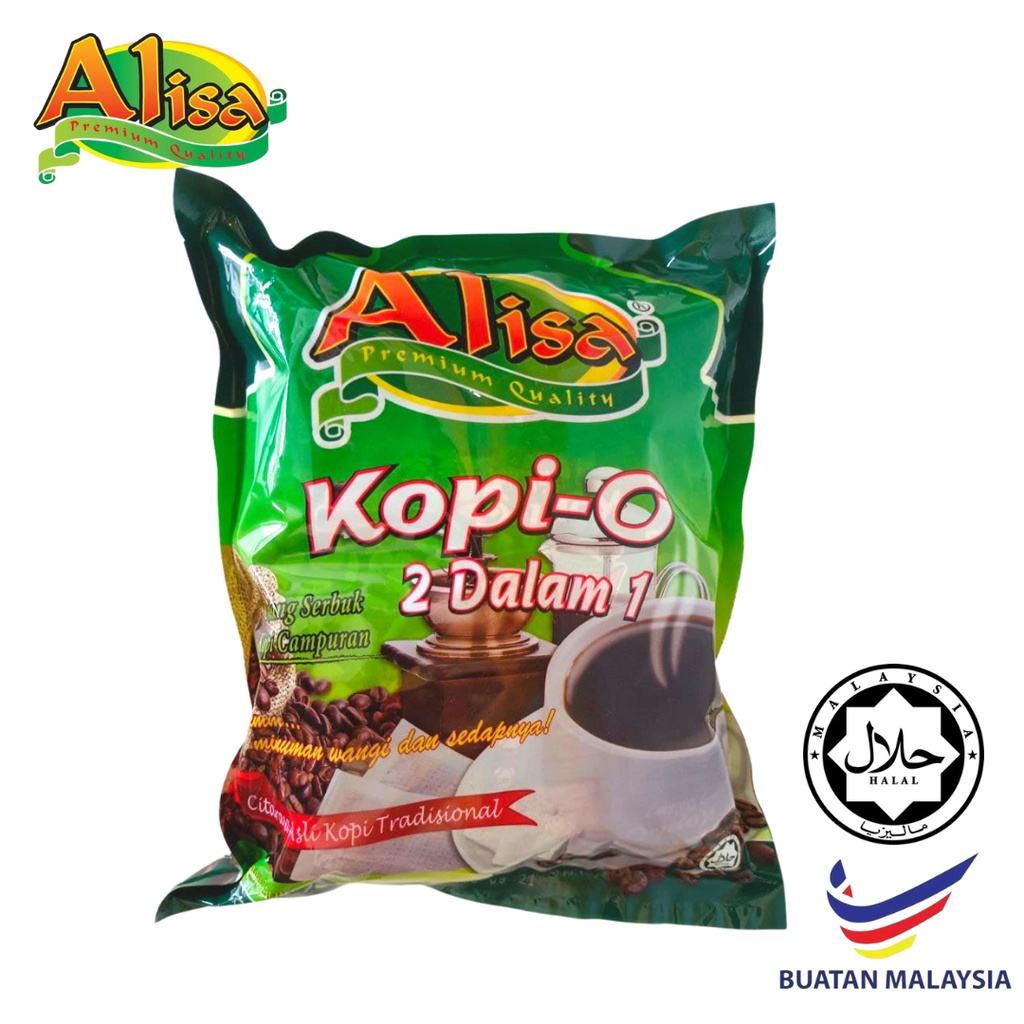 Alisa Premium Quality KopiO 2 Dalam 1 KopiO Asli Traditional Coffee
