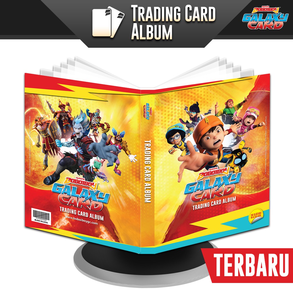 Trading Card Album v2.0 BoBoiBoy Galaxy Card Shopee Malaysia