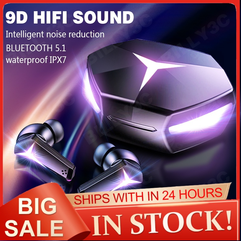 Malaysia 24h delivery touch control wireless earbuds Bluetooth