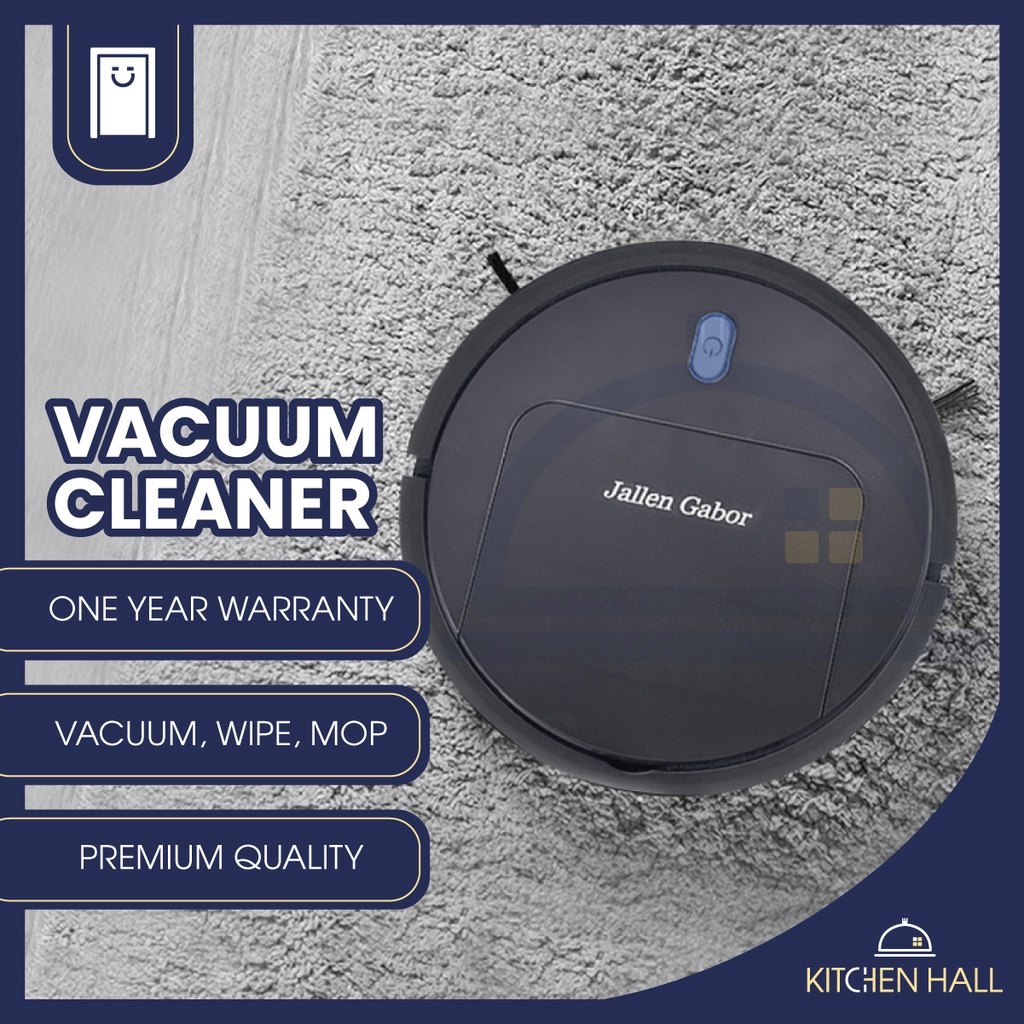 KH_ 3in1 Smart Vacuum Cleaner Robot Machine Sweeping Mopping Household