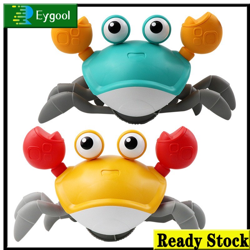 HOT Kids Amphibious crab Toys Bathing toy Windup beach toy Crawl funny