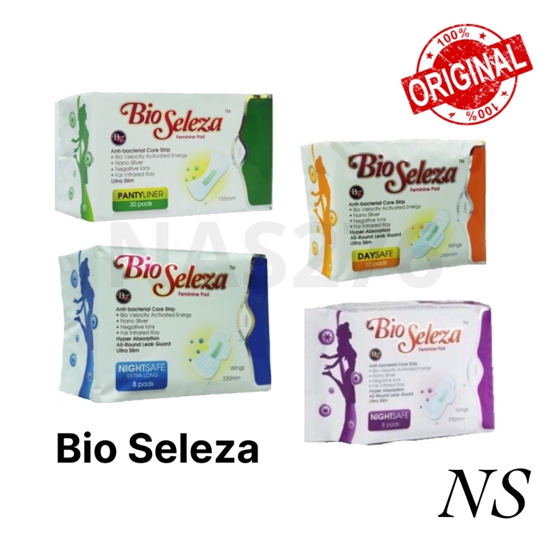 Bio Seleza Bioseleza Pantyliner Daysafe Nightsafe Nightsafe