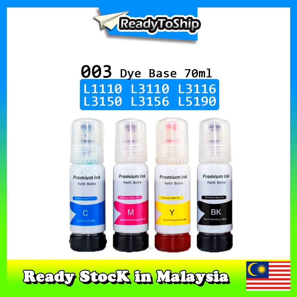 003 Compatible L Series Printer Formula Refill ink For Printer L3110