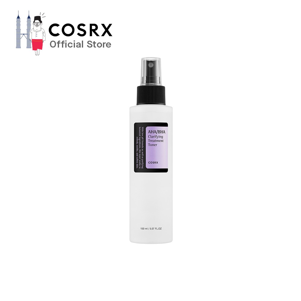 COSRX AHA/BHA Clarifying Treatment Toner For Combination Skin (150ml/5