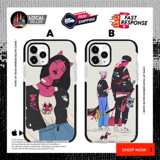 CYBERPUNK OSAKA (Black Border) IMD Soft Case Ip 13 MINI TO