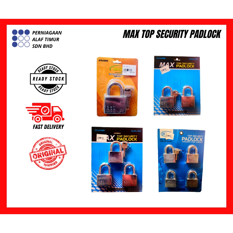 50mm(1pcs/2pcs) Padlock Max/Top security padlock/anti cut Lock/House