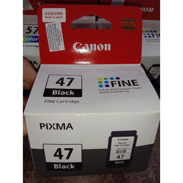 (Used/Empty/Kosong) Canon genuine with box ink cartridge Black PG47