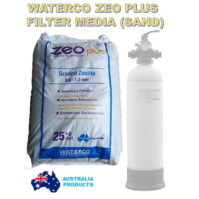 WATERCO Filter Media ZEOPLUS ZEOLITE (25KG/BAG) 0.6MM 1.2MM