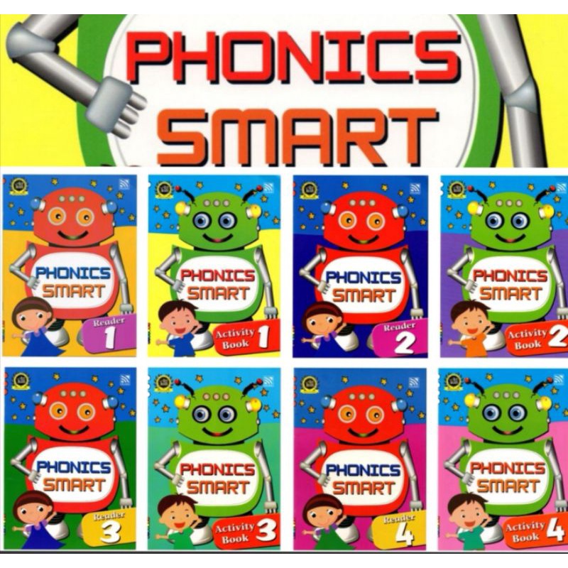 [TALENT] Prasekolah/Kindergarten Books Phonics Smart Series Shopee