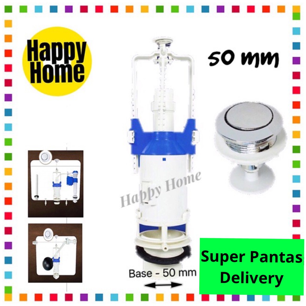 (Pantas Delivery)Toilet Bowl Flush Valve 50mm Wc Fitting Toilet Bowl