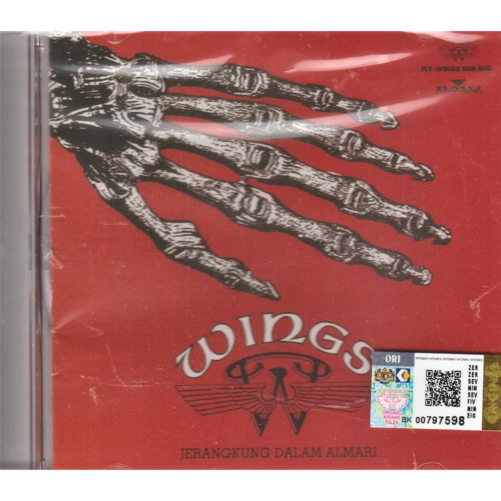 Album CD WINGS Jerangkung Dalam Almari (10 LaguLagu) Shopee Malaysia