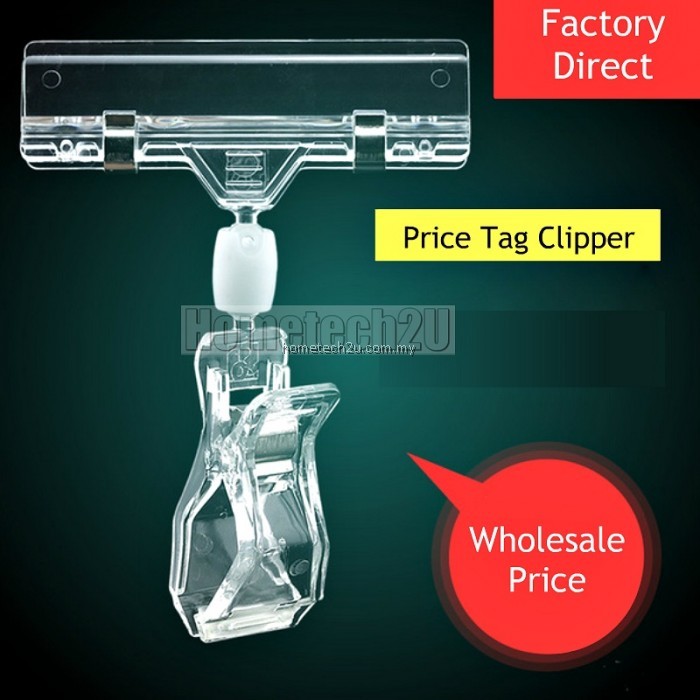 10pcs Price Tag Clip Price Label Clipper Holder Clamp Sign Shopee Malaysia