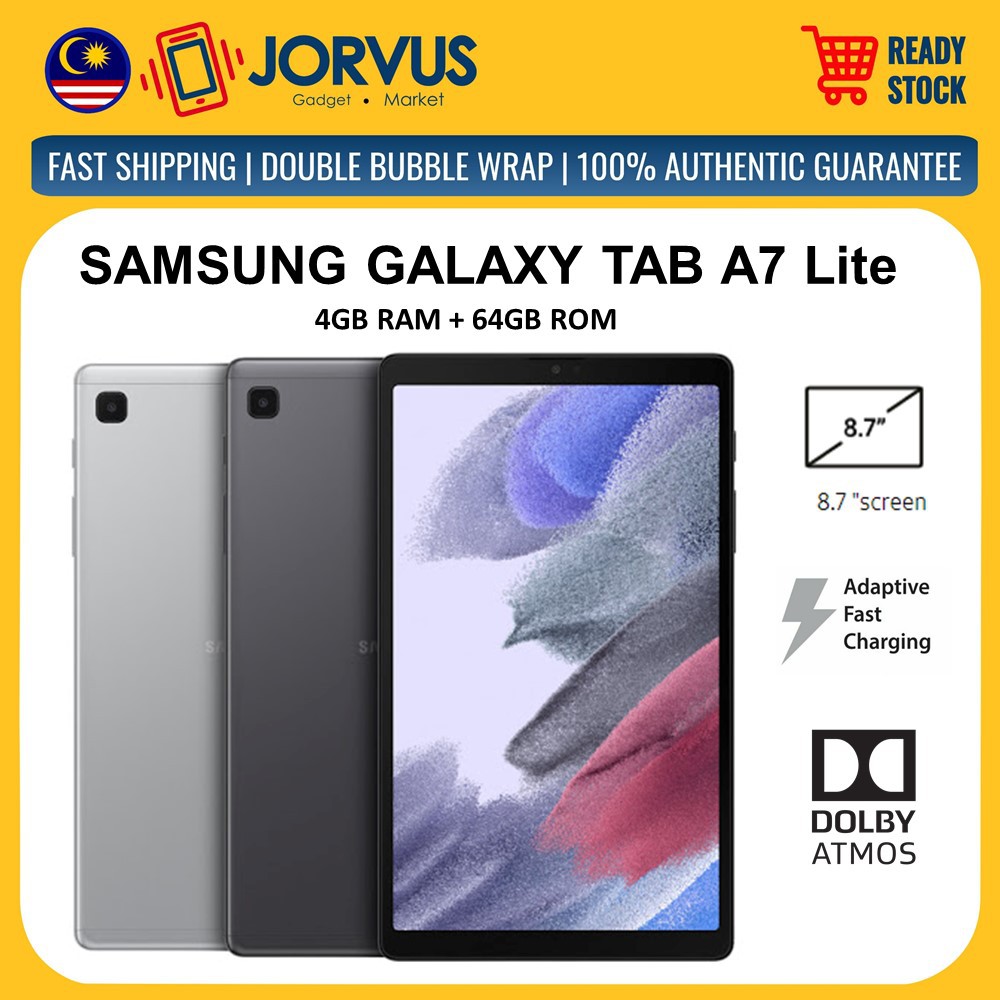 SAMSUNG Galaxy Tab A7 Lite WIFI Version (4GB RAM + 64GB ROM) Original