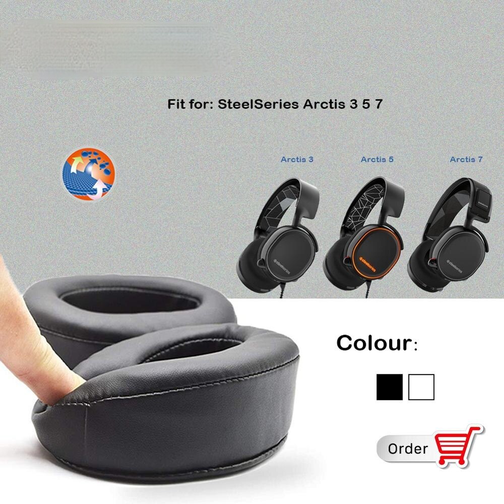 New Replacement Ear Pads for SteelSeries Arctis 3 5 7 Headset Parts