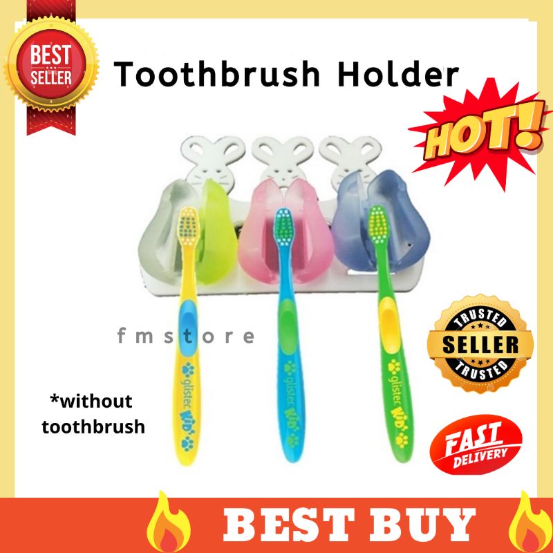 Rabbit Toothbrush Hook Suction Toothbrush Holder Wall Mounted Hooks