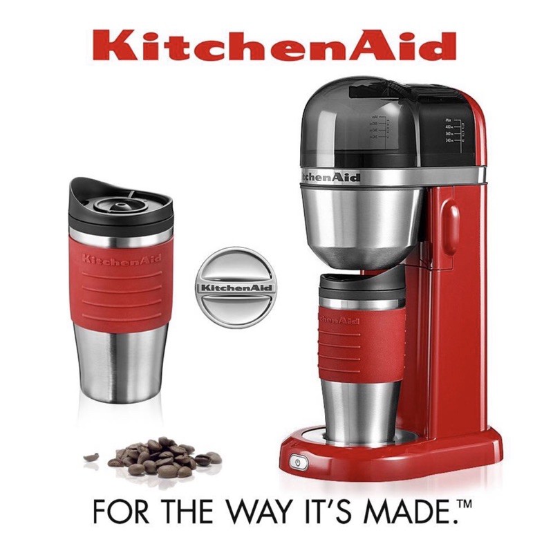 Red Kitchenaid Coffee Maker
