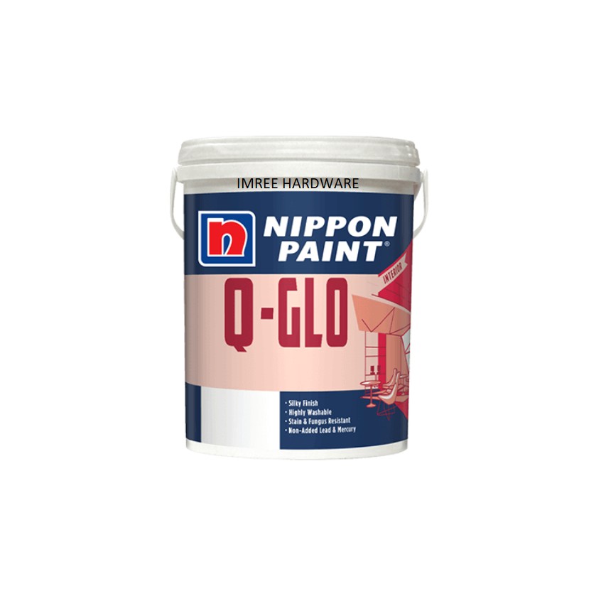 NIPPON Paint QGlo For Luxury Wall Finish (5 Liter) Cat Mewah Untuk
