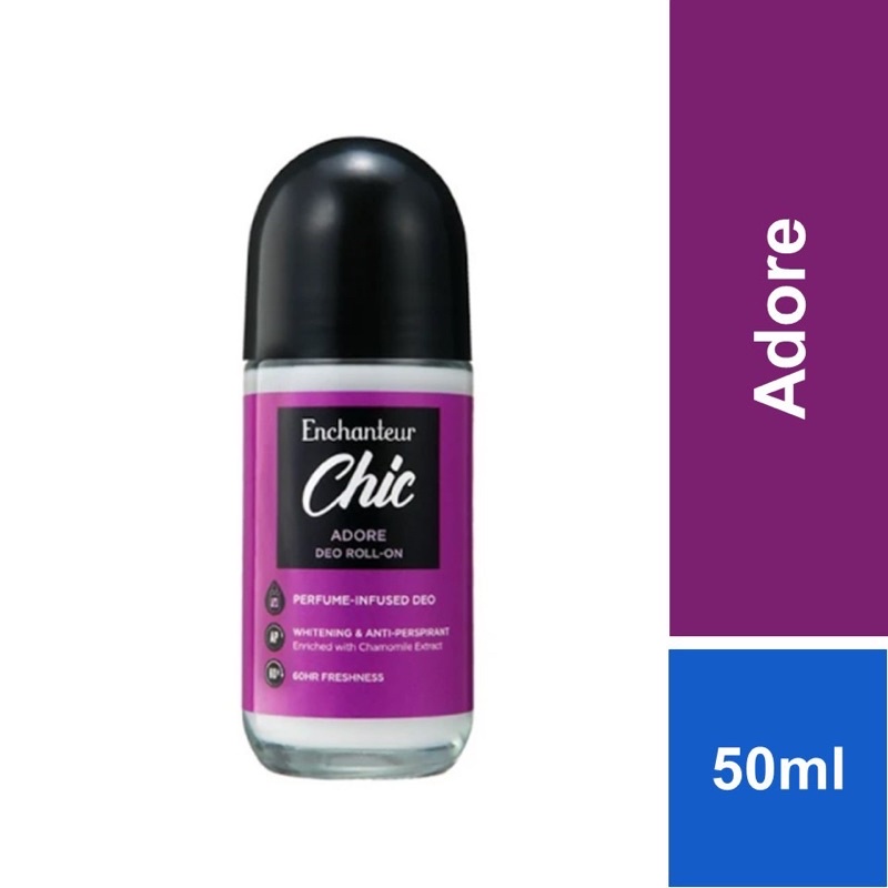 Enchanteur Roll On Deodorant (50ml) buang bau badan Shopee Malaysia