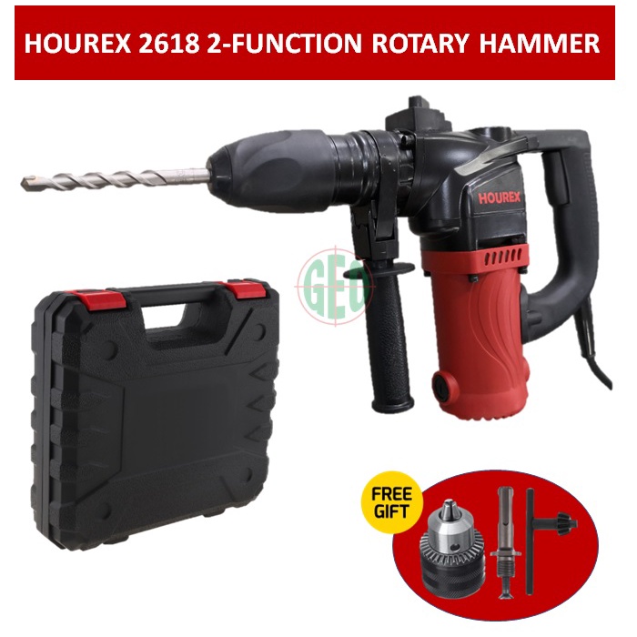 HOUREX 2618 Rotary Hammer 2Function 1100W (OEM FROM SKT) Shopee Malaysia