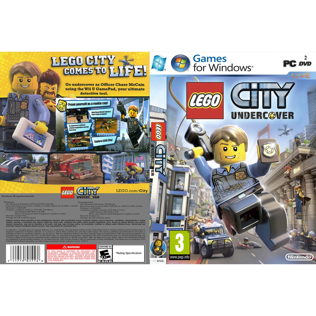LEGO City Undercover PC GAME [Offline INSTALLATION] Shopee Malaysia