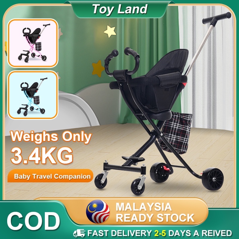 COD Stroller Baby Lightweight Foldable Kids Magic Strollers Flexible