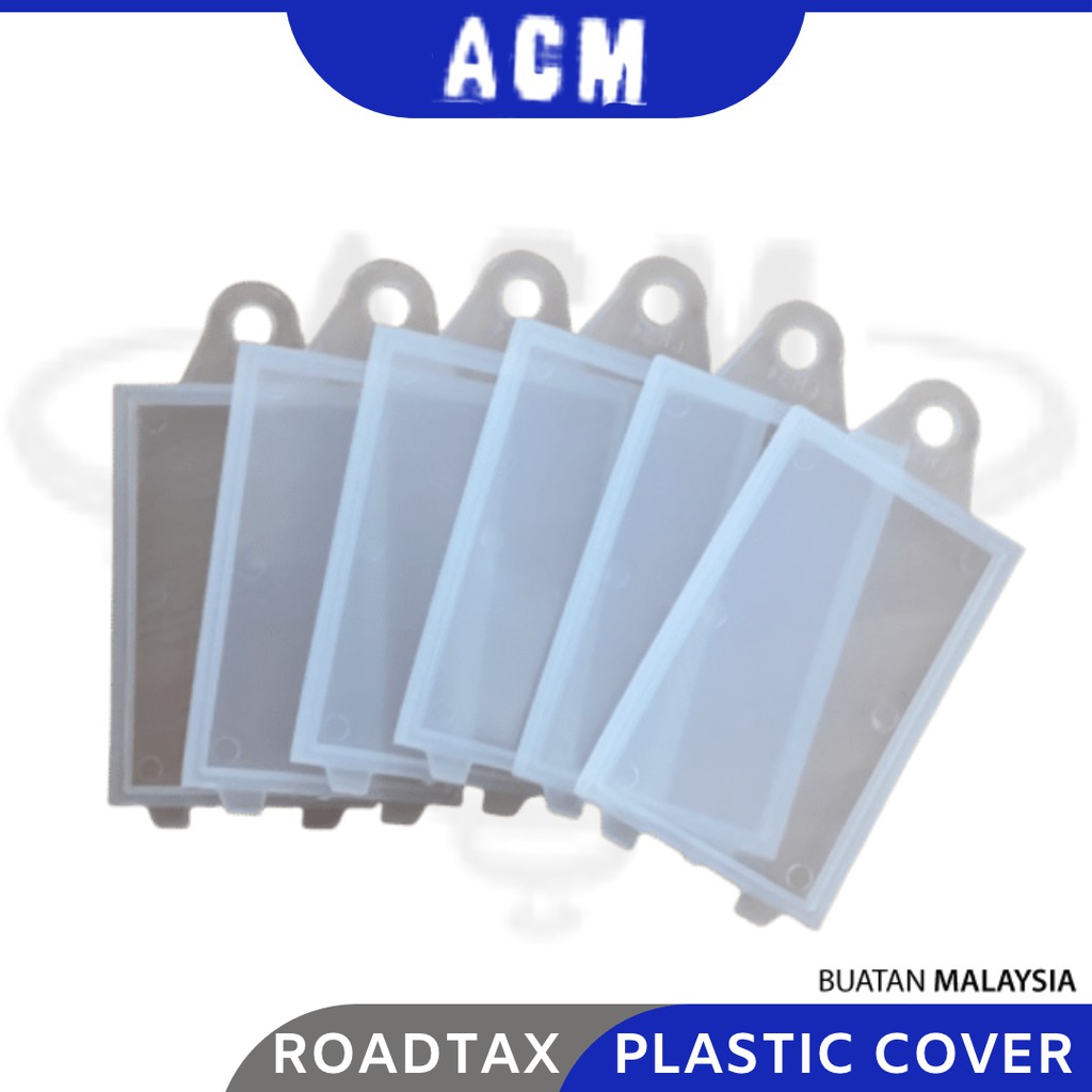ACM Roadtax Cover Motor Road Tax Card Cukai Jalan Plastic Holder Bekas