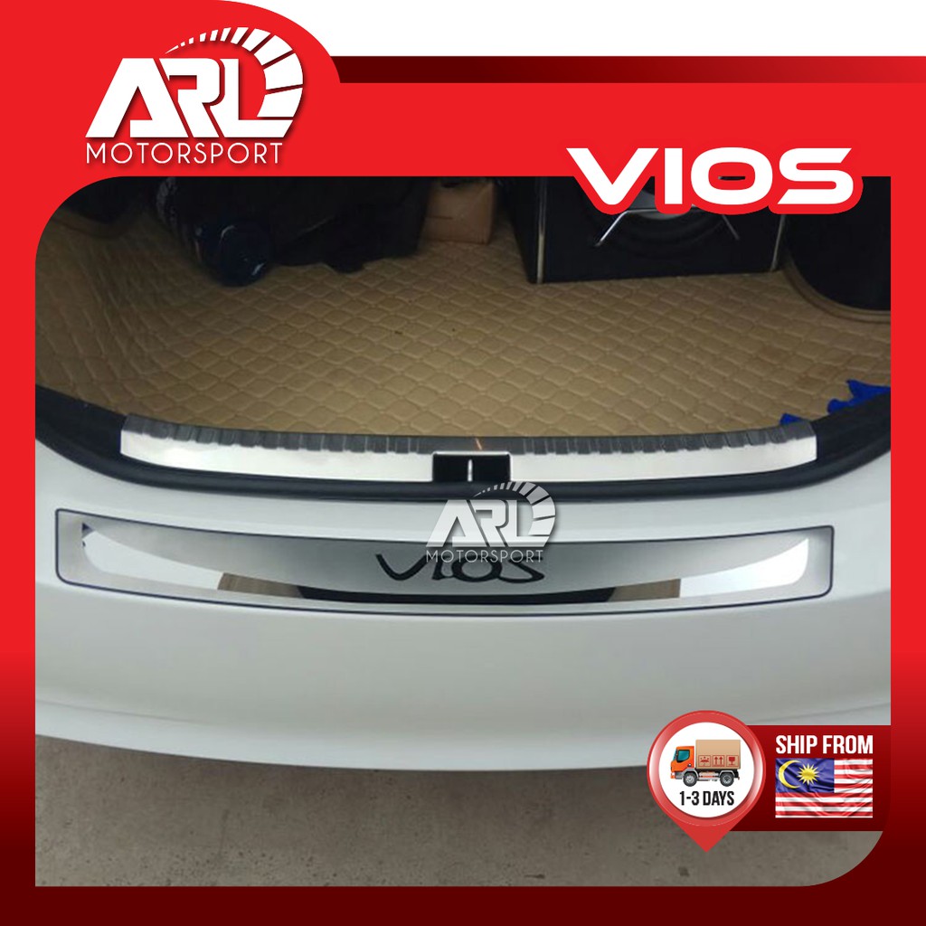 Toyota Vios Rear Bumper Protector Out Trim Strip Trunk Sill Guard For Vios NCP93 (20072012