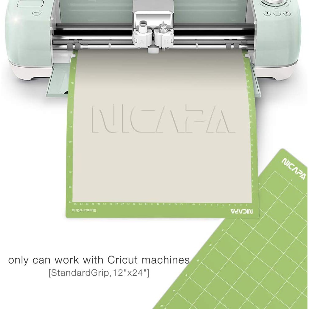 Nicapa Standard Grip Cutting Mat for Cricut Explore Air 2 Maker(12x12