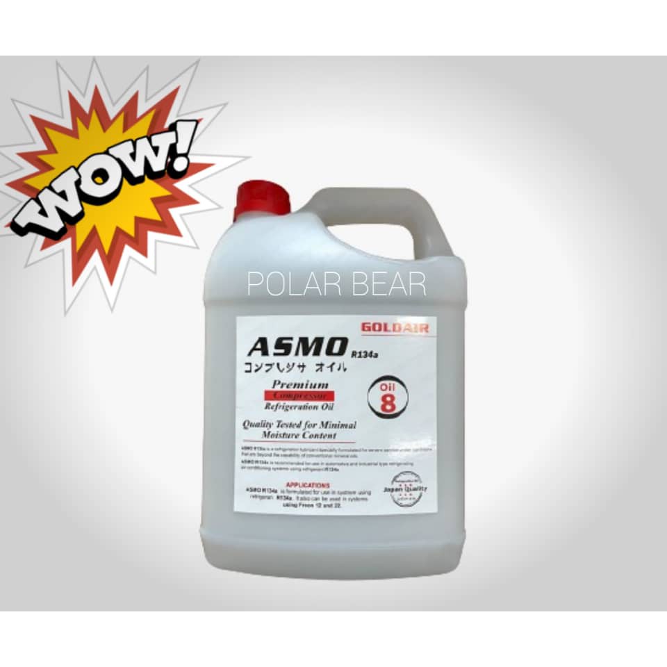 CAR COMPRESSOR OIL MINYAK AIRCOND COMPRESSOR KERETA R134A (ASMO