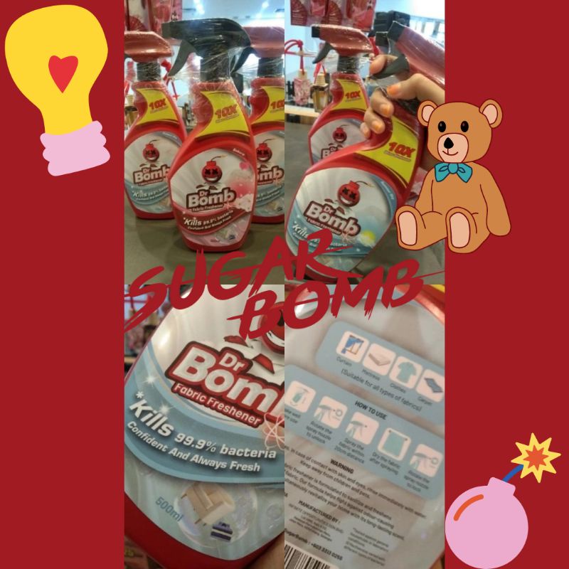 [Alfakiutmiut] Dr. Sugarbomb Fabric Freshener 500ml Shopee Malaysia