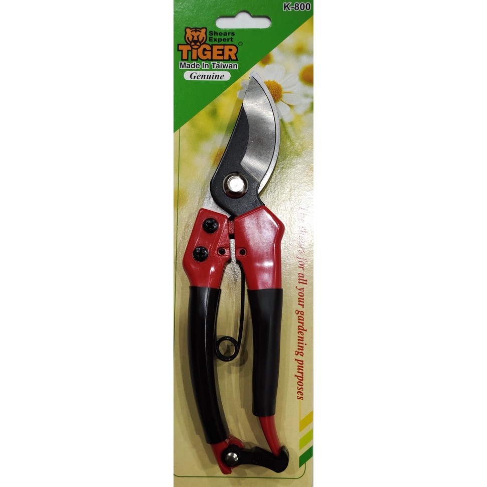 TIGER TAIWAN PRUNING SHEARS STRAIGHT TIP K800 (8") Shopee Malaysia