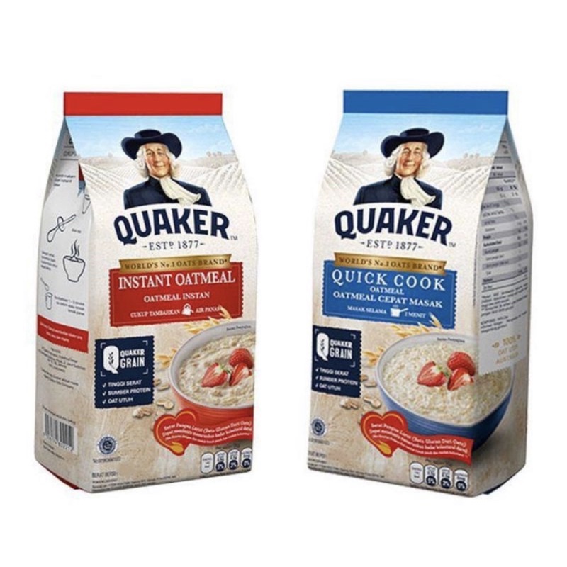 Quaker Oats Instant Otmeal / Quick Cook (1.2kg) Shopee Malaysia
