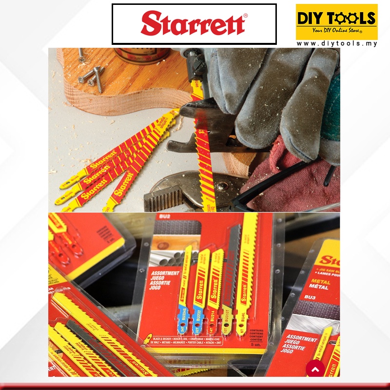 [STARRETT] Jig Saw Blade BUSeries 5pcs Per Pack ( MultiPurpose