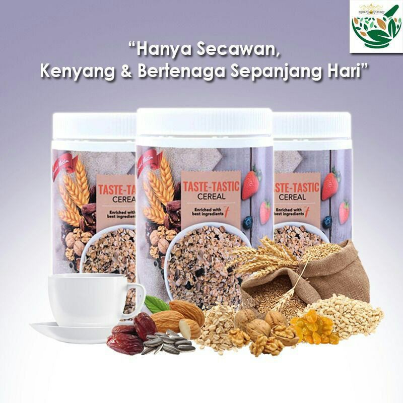TASTETASTIC CEREAL TURUN BERAT BADAN TAMBAH SUSU NAIK HB KENYANG
