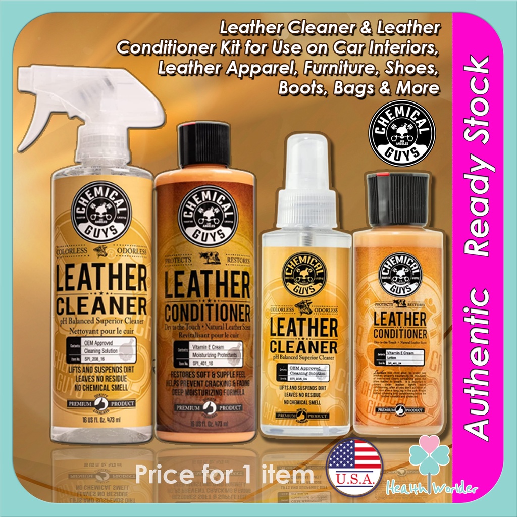 Chemical Guys Chemical Guys Leather Cleaner and Leather Conditioner Kit