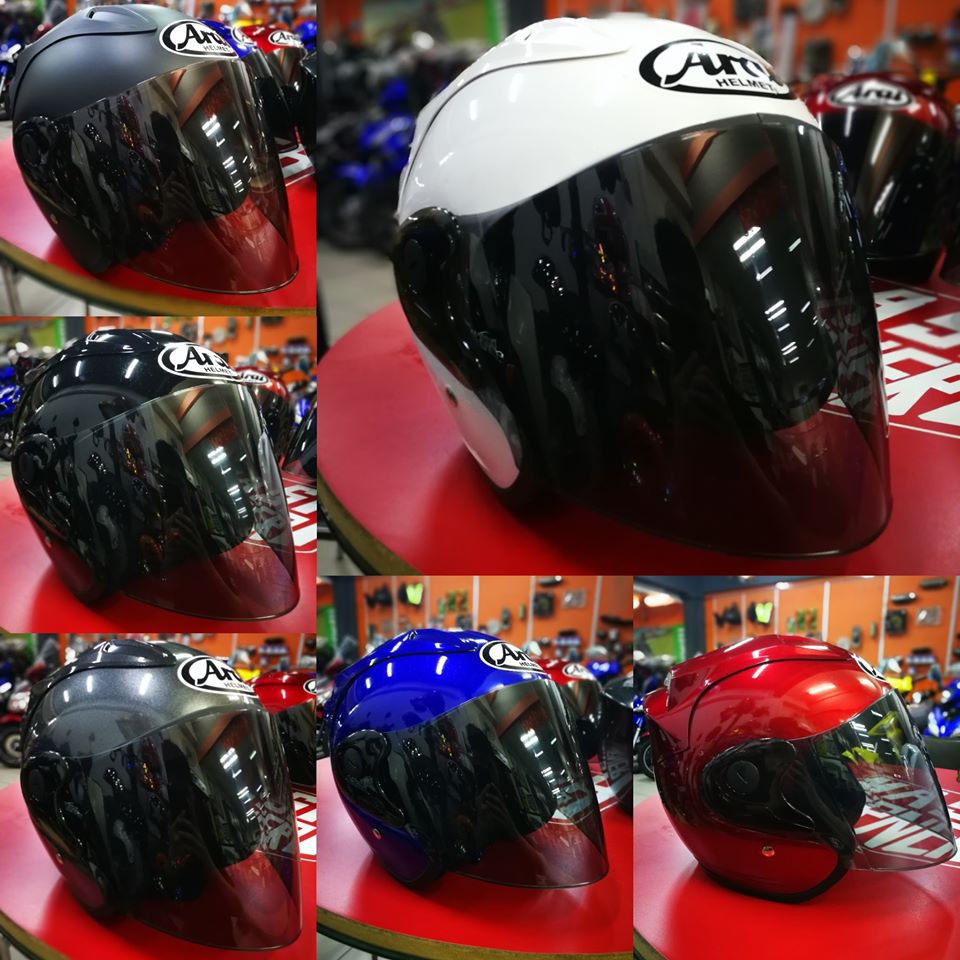 Sirim Approved Arai Helmet With Smoke Visor Shopee Malaysia
