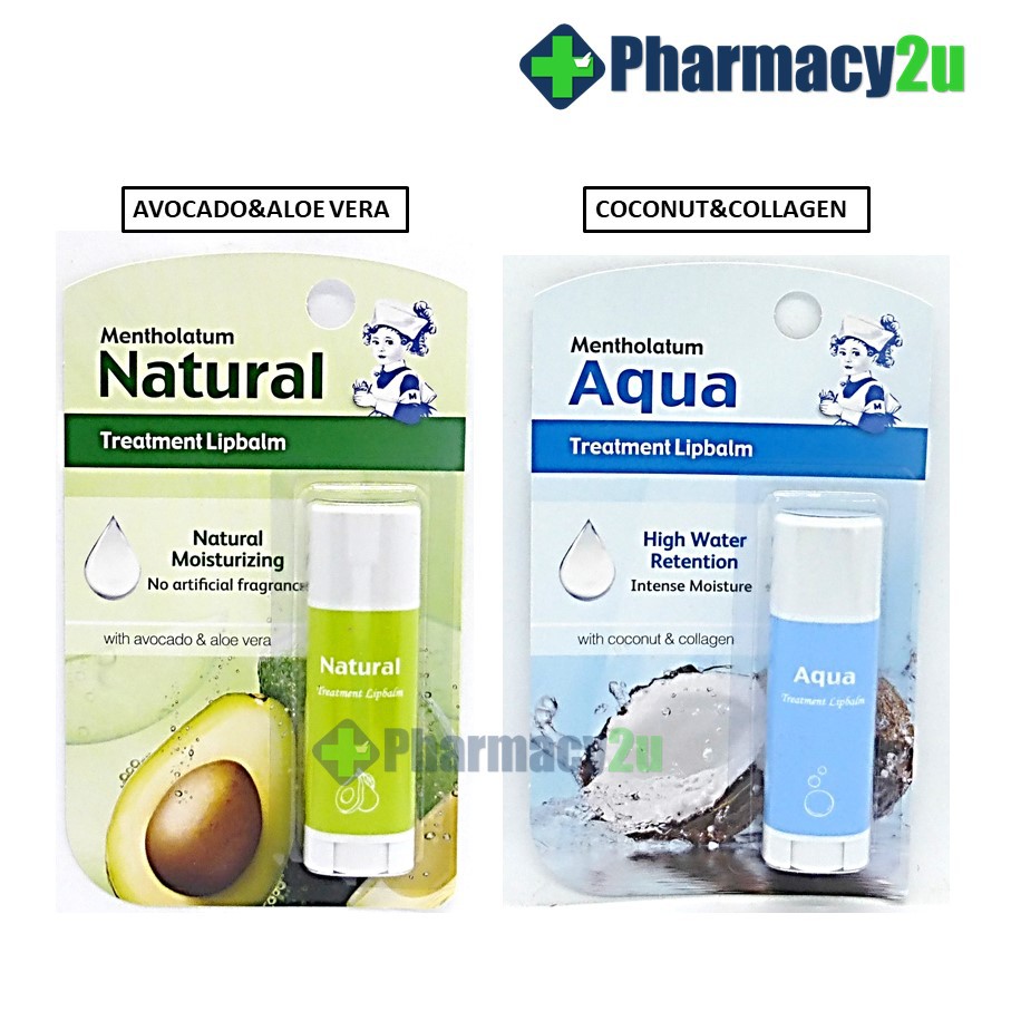 MENTHOLATUM NATURAL TREATMENT LIPBALM(NATURAL MOISTURIZING/HIGH WATER