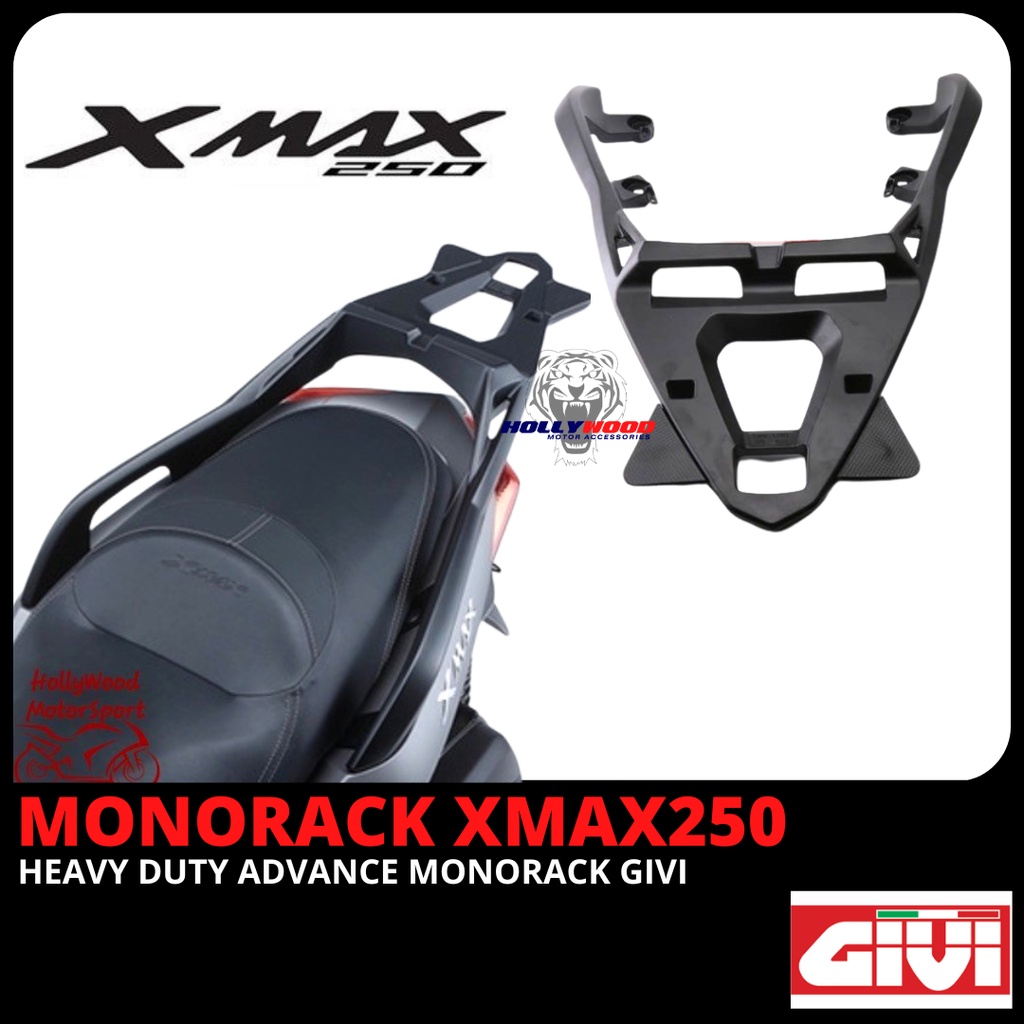 YAMAHA XMAX / XMAX250 MONORACK HEAVY DUTY FOR TOP BOX GIVI BOX