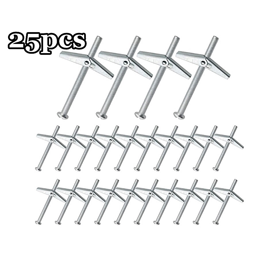 25pcs Butterfly Wall Plug Partition Spring Toggle Wall Plug Ceiling