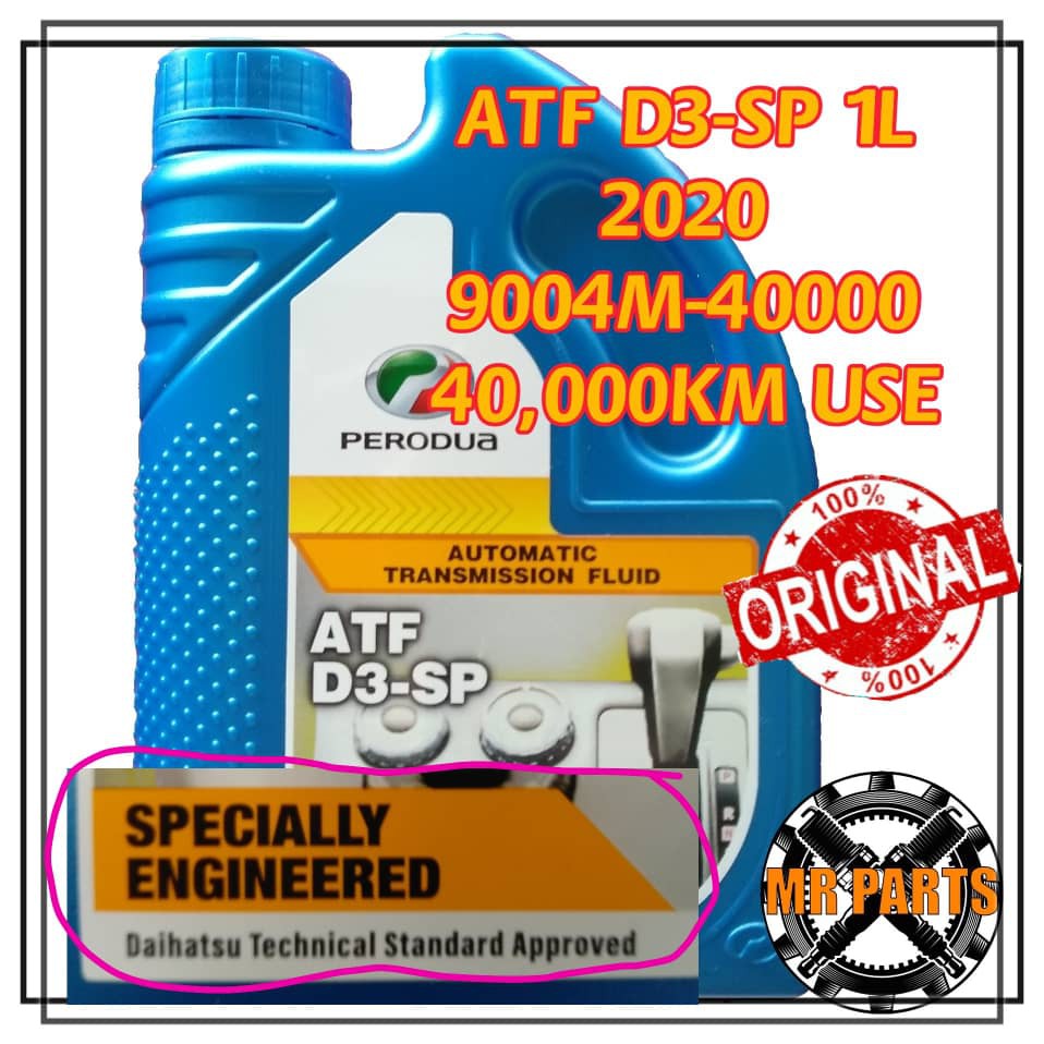 Perodua ATF ( D3SP / SP3 ) Gear Oil (1L) Myvi Lagi Best Aruz Alza