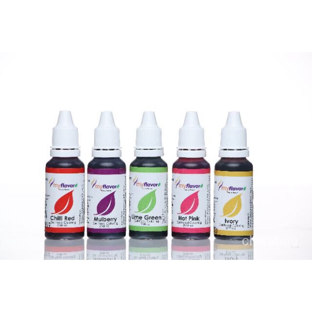 VbzQ Gel Base Food Coloring Brand My Flavor Shopee Malaysia