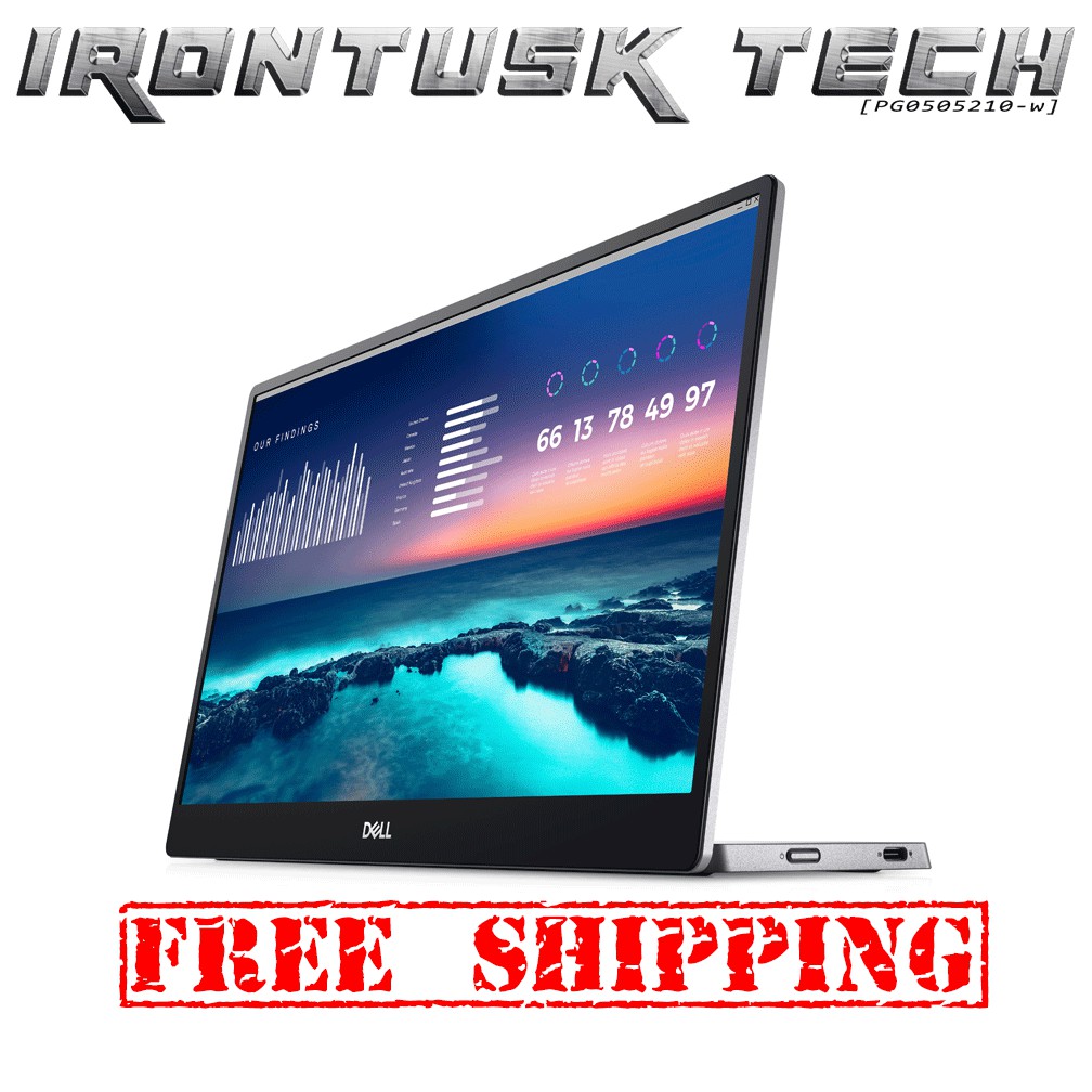 DELL C1422H 14" FULLHD PORTABLE IPS MONITOR WITH USBC CONNECTIVITY
